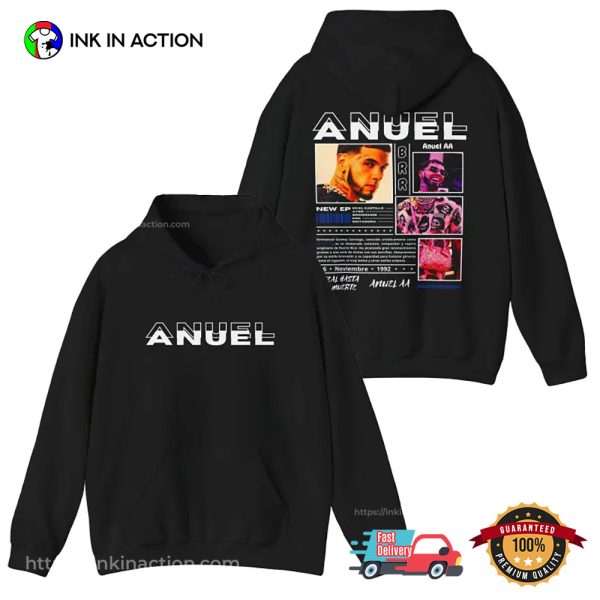 Real Hasta La Muerte Anuel AA Anuel AA Tour 2 Sided Shirt