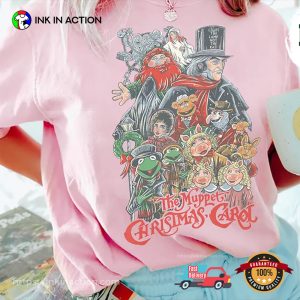 Retro 90s Muppet Christmas Carol Comfort Colors Tee