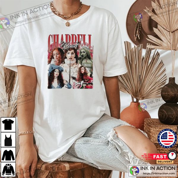 Retro Chappell Roan Collage 90s Style T-shirt