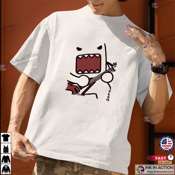 Retro Electric Guitar Domo Kun Shirt