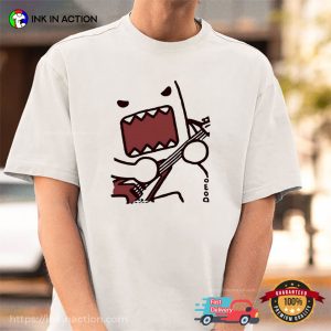 Retro Electric Guitar Domo Kun shirt 3