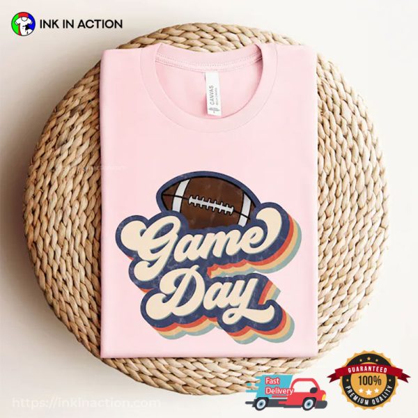 Retro Game Day Football Season T-shirt