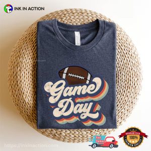 Retro Game Day Football Season T shirt 2