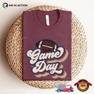 Retro Game Day Football Season T shirt 3