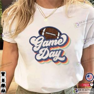 Retro Game Day Football Season T-shirt