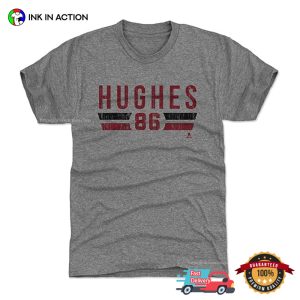 Retro Jack Hughes 86 Hockey New Jersey Tee