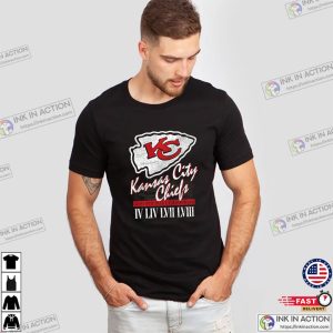 Retro Kansas City Chiefs 4x Super Bowl Champions T-shirt