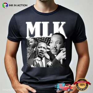 Retro MLK Martin Luther King Portrait 90s T-shirt