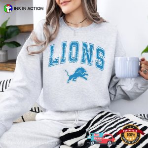 Retro NFL Lion Football 2024 Unisex T shirt 3