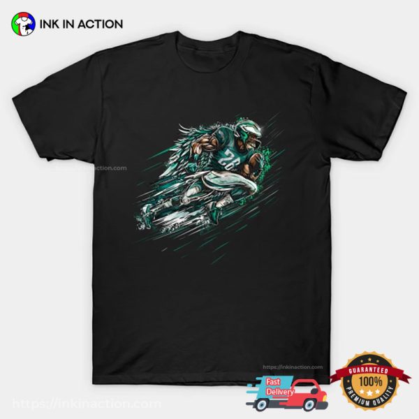 Run The Ball Philadelphia Eagles 2024 Graphic T-shirt