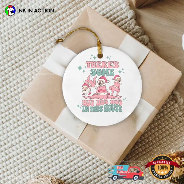 Sassy Santa Claus Funny Christmas Ornament