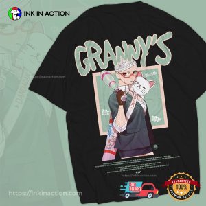 Seiko Ayase Turbo Granny Dandadan Anime 2 Sided Shirt 4