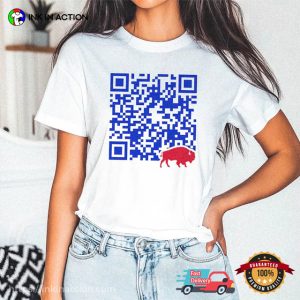 Shout QR Code Buffalo Football Unisex T-shirt