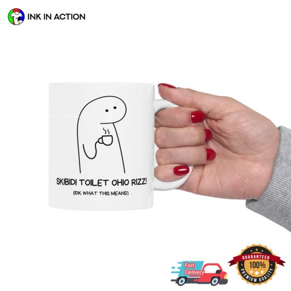 Skibidi Toilet Ohio Rizz Ceramic Mug