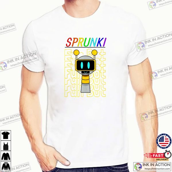 Sprunki Beats Fun Bot T-shirt