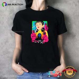 Squid Game Anime Art T-shirt