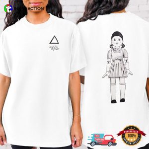 Squid Games The Doll 2 Sided T-shirt