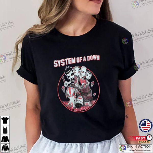 System Of A Down Four Grammy Awards Rock Band Shirt