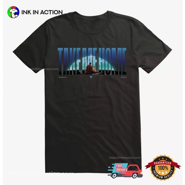 Take Me Home DC Superman Planet Watching T-Shirt