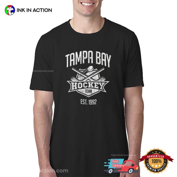 Tampa Bay Hockey Team Est 1992 Vintage T-shirt