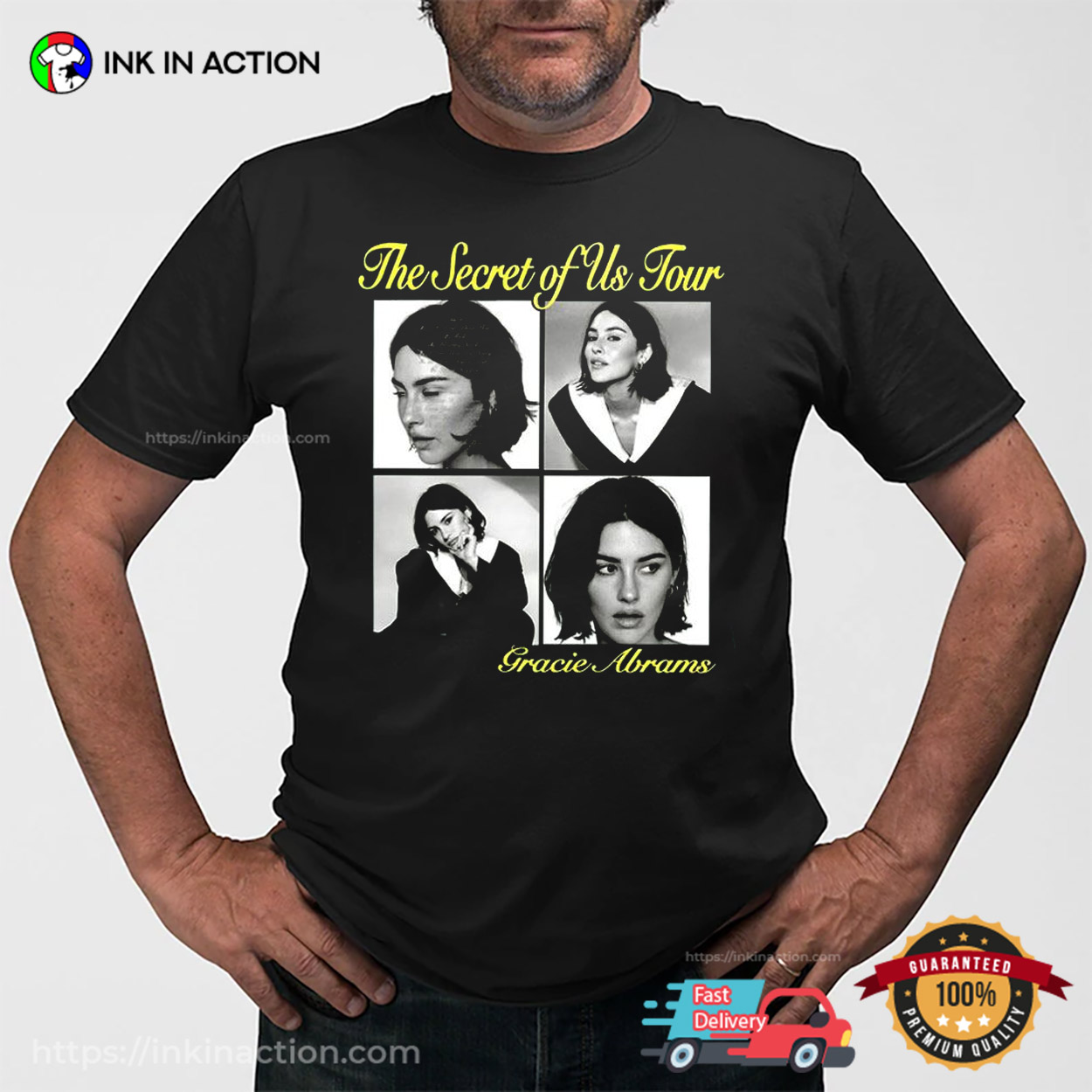 The Secret Of Us Tour Gracie Abrams T-Shirt The Secret Of Us Tour Gracie Abrams T-Shirt