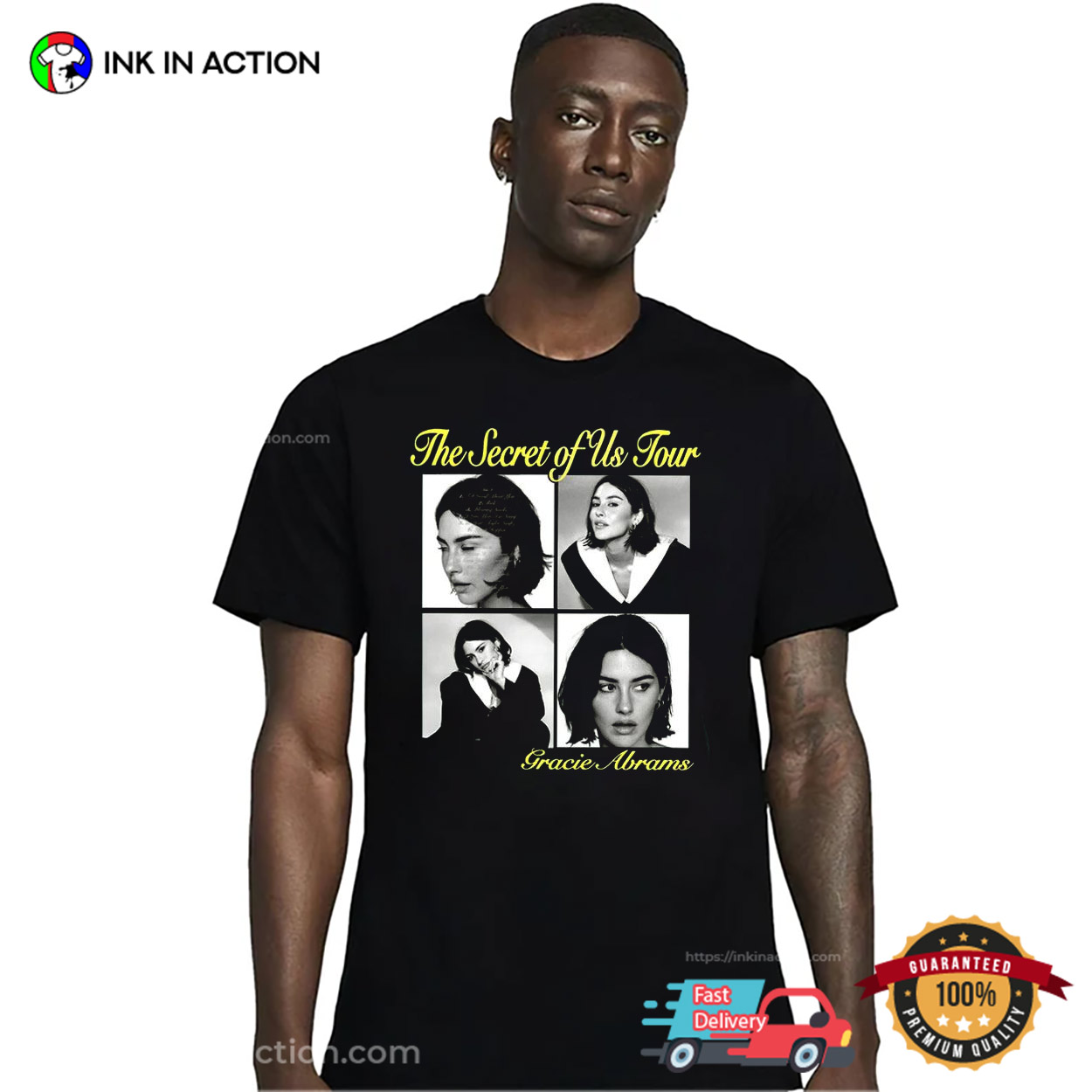 The Secret Of Us Tour Gracie Abrams T-Shirt The Secret Of Us Tour Gracie Abrams T-Shirt