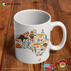 The Shape Of Australia Coffee Mug 2