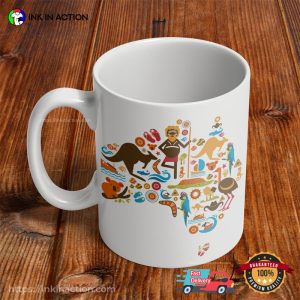 The Shape Of Australia Coffee Mug 3