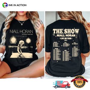 The Show Niall Horan Live On Tour 2024 Retro 2 Sided T-shirt