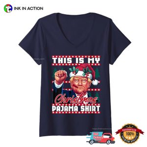 This Is My Christmas Pajama Shirt Funny Trump Christmas T shirt 2