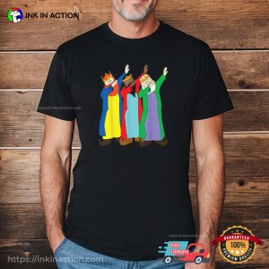 Three Wise Men Kings Dabbing Funny Epiphany Shirt