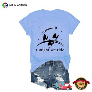 Tonight We Ride With Jesus T shirt 3