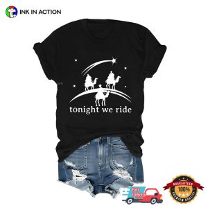 Tonight We Ride With Jesus T shirt 4