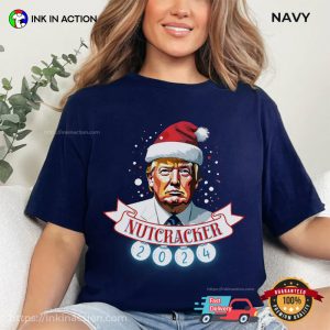 Trump NutCracker Trump Christmas 2024 Comfort Colors T shirt 2