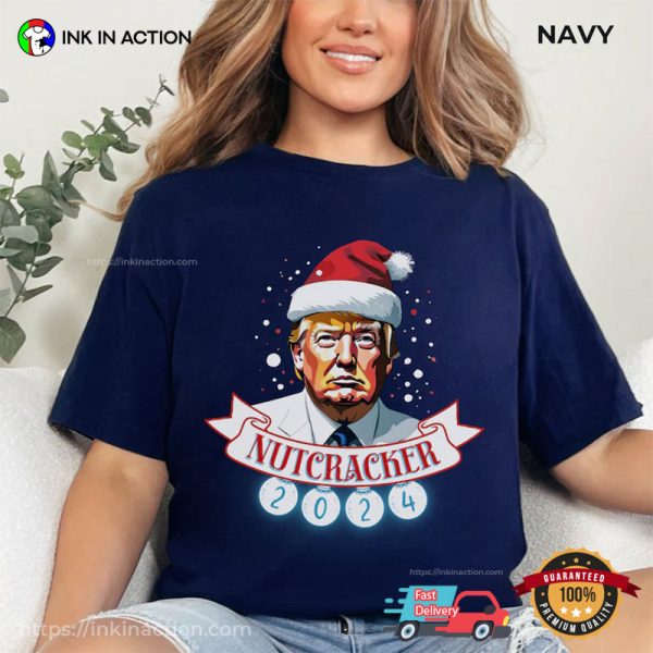 Trump NutCracker Trump Christmas 2024 Comfort Colors T-shirt