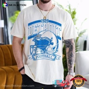 Vintage 90s Style Detroit Football 1929 T-shirt