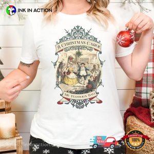 Vintage Charles Dickens Victorian A Christmas Carol Shirt