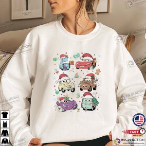 Vintage Disney Cars Christmas T-shirt