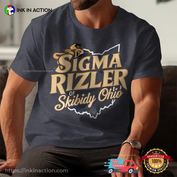 Vintage Sigma Rizler Of Skibidy Ohio T-Shirt