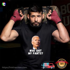 Who Shit My Pants Funny Anti Biden T-shirt