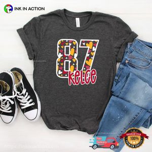 kansas city chiefs kelce 87 Comfort Colors T shirt 3