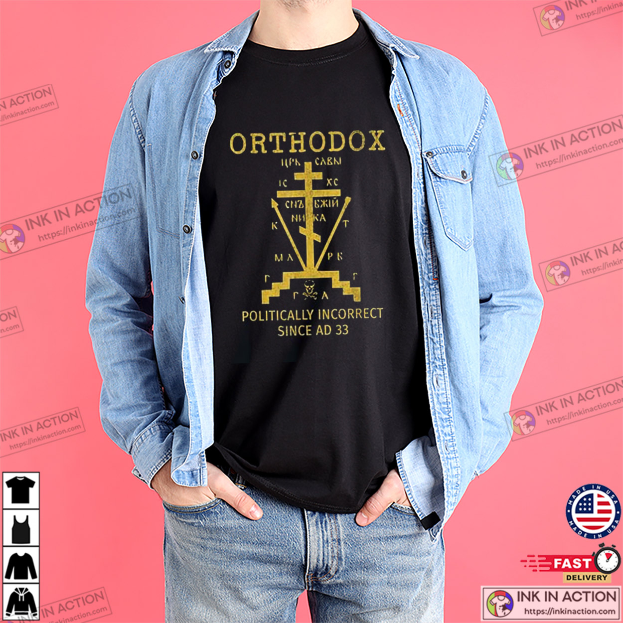 Orthodox Christmas Day Politically Incorrect Vintage T-shirt