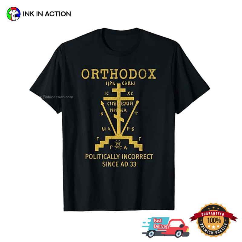 Orthodox Christmas Day Politically Incorrect Vintage T-shirt