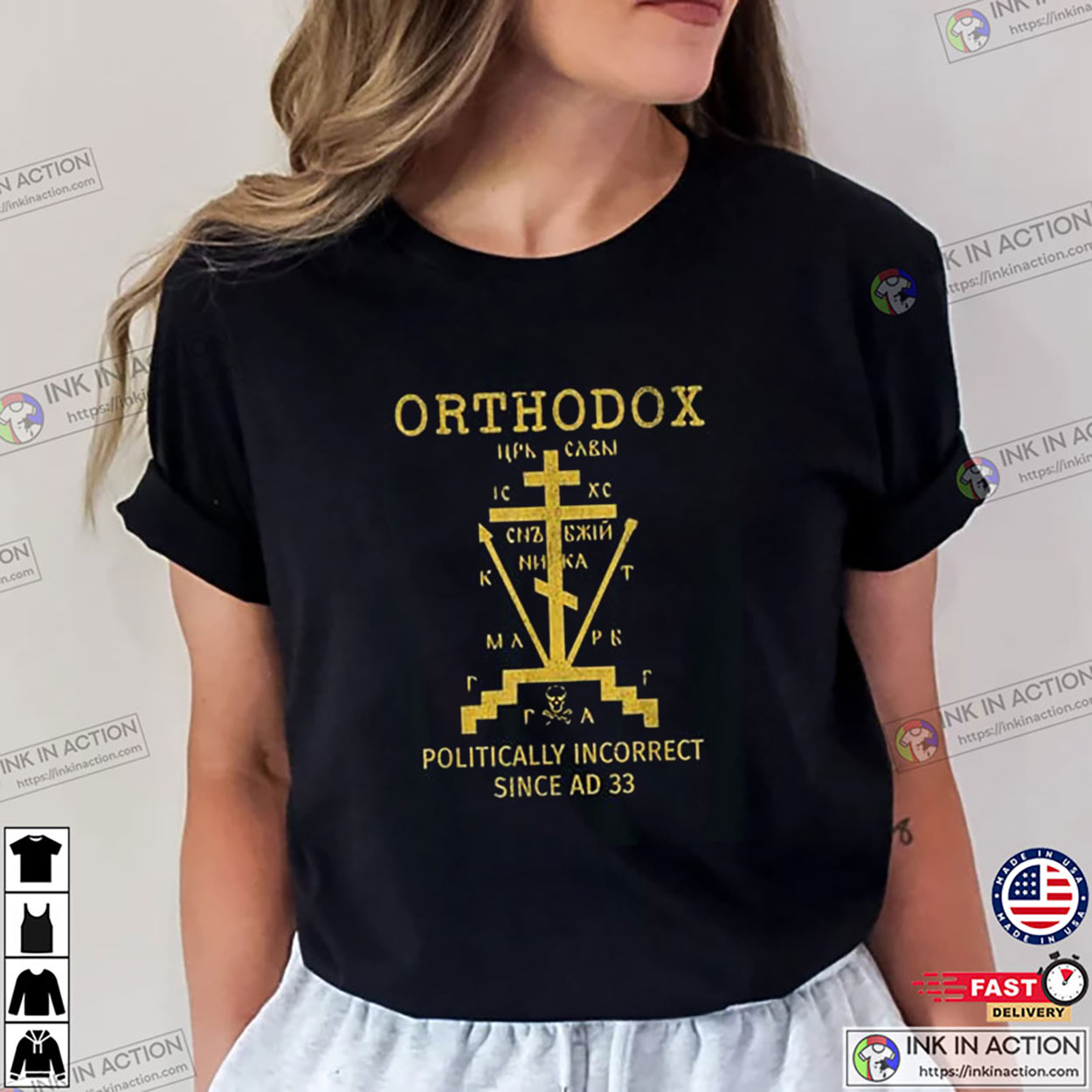 Orthodox Christmas Day Politically Incorrect Vintage T-shirt