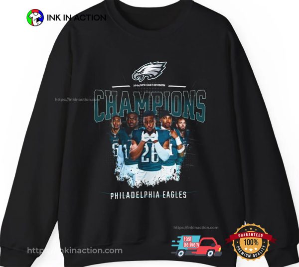 2024 NFC East Champions Philadelphia Eagles Fan T-shirt