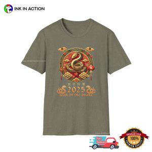 2025 Year Of The Snake Chinese Theme T-Shirt