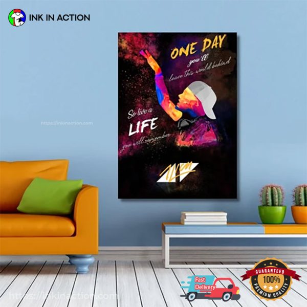 Avicii The Nights Music Signature Poster