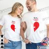Be My Valentine Completed Heart Couple Matching T-shirt