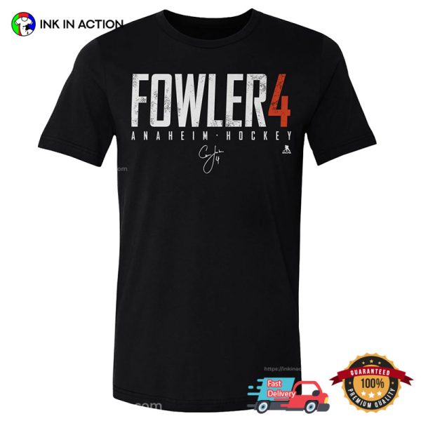 Cam Fowler Anaheim Hockey Signature T-shirt