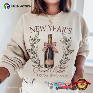 Coquette New Year's Social Club T shirt 2